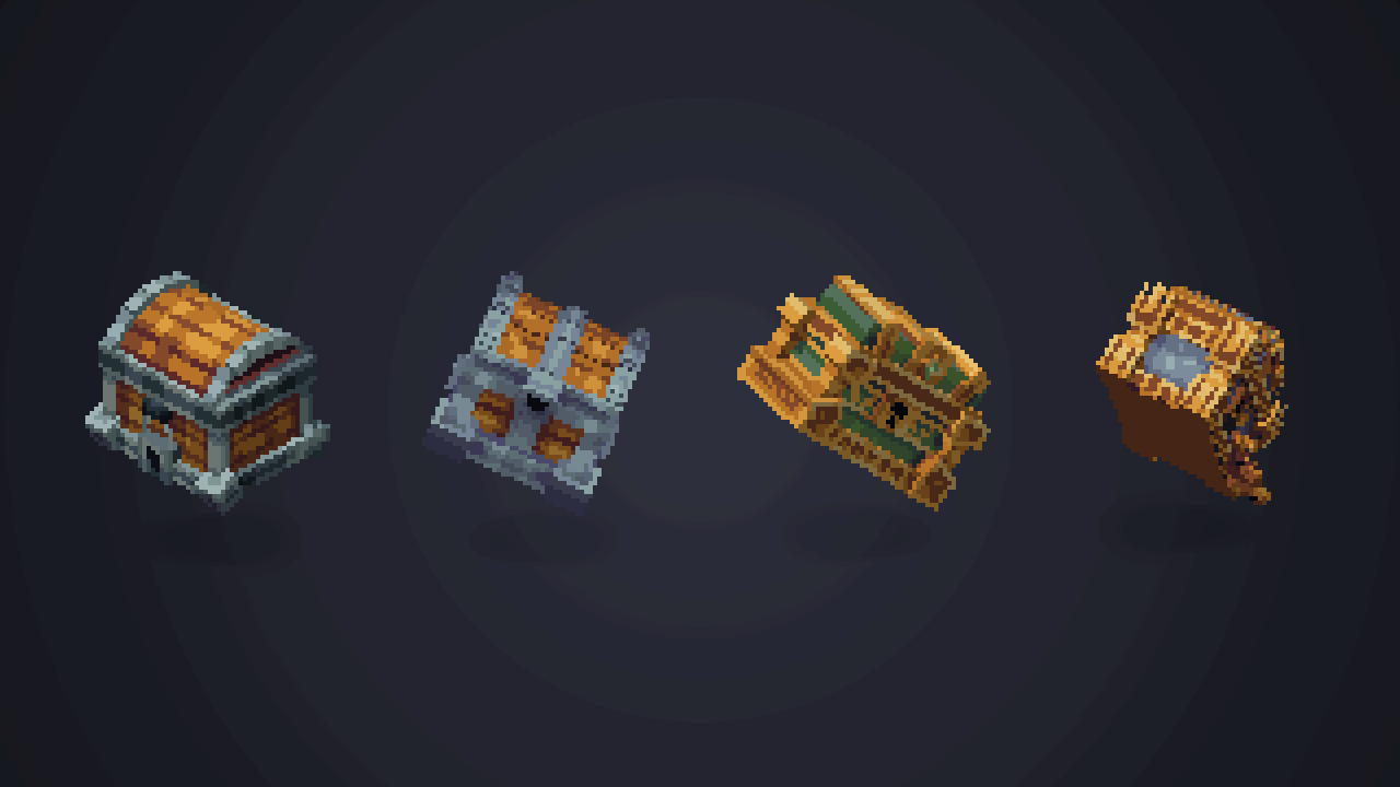 Les caisses du serveur