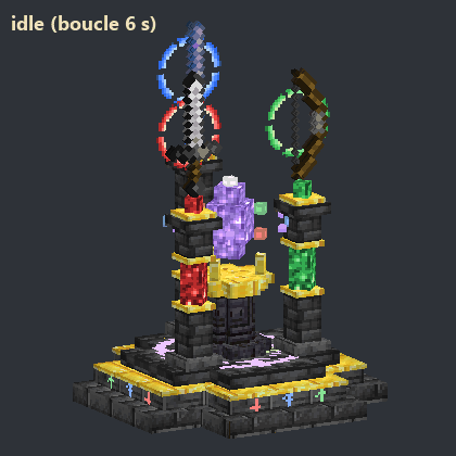 Autel des Voies au spawn du Donjon (au repos)